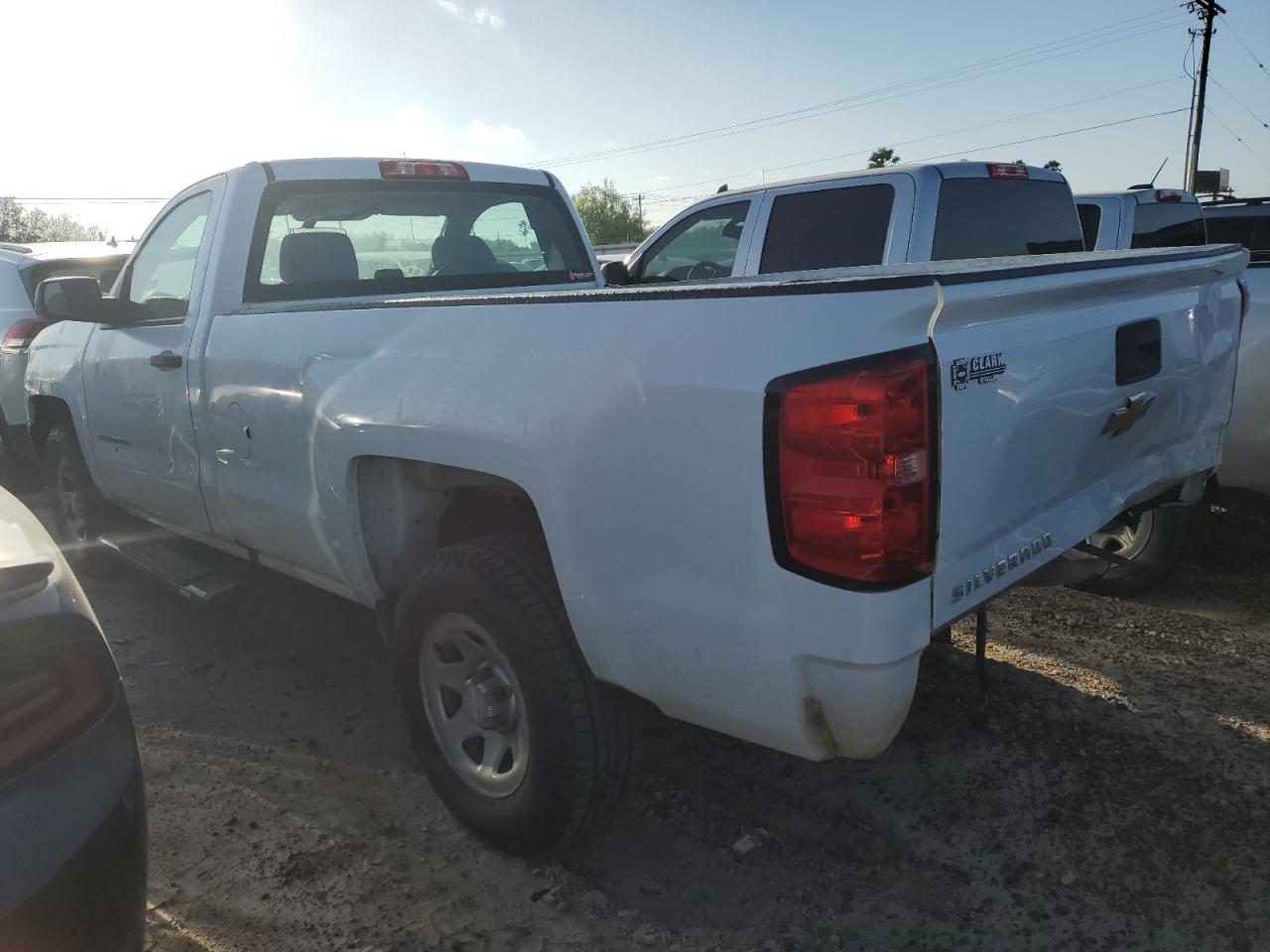 2016 Chevrolet Silverado VIN 1GCNCNEH6GZ198324 Copart auction photo, rear end / minor dent/scratches damage thumbnail 2