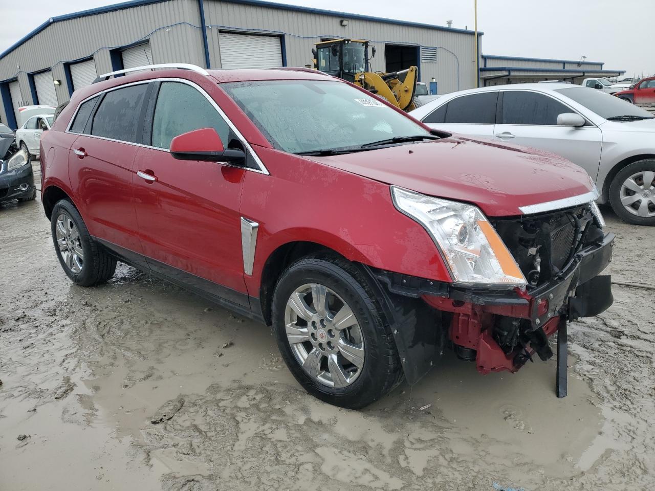 2014 Cadillac SRX VIN 3GYFNEE33ES527116 Copart auction photo, front end damage thumbnail 4