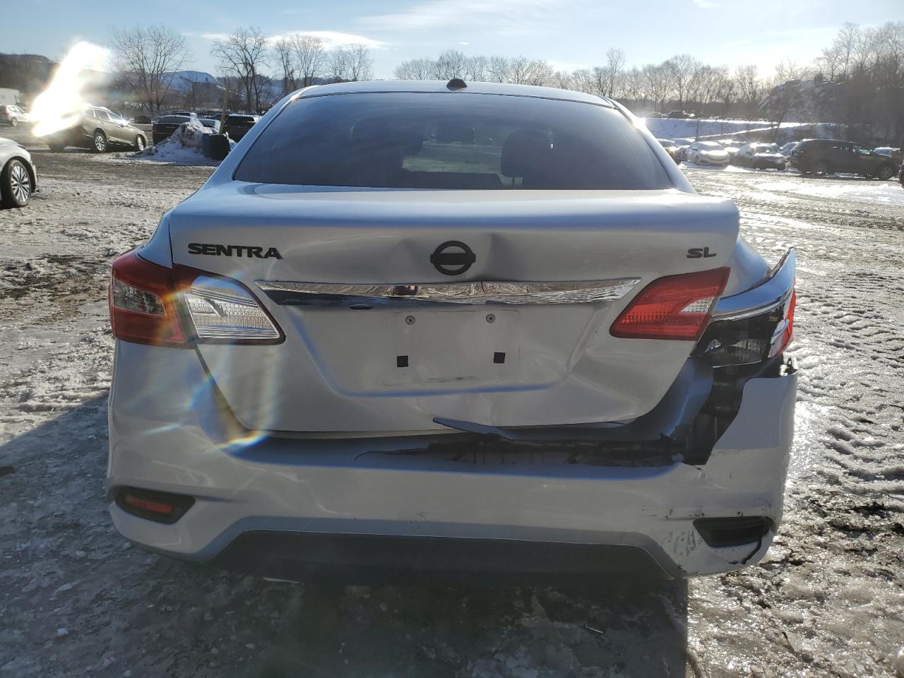 2016 Nissan Sentra VIN 3N1AB7AP8GY222730 Copart auction photo, rear end / minor dent/scratches damage thumbnail 6