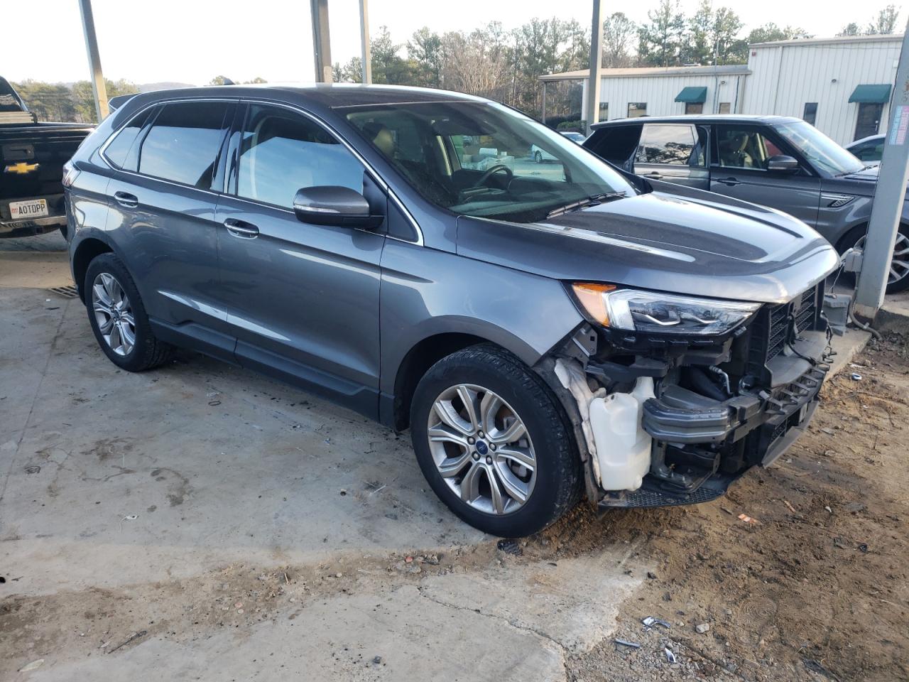 2022 Ford Edge VIN 2FMPK4K90NBB04274 Copart auction photo, front end damage thumbnail 4