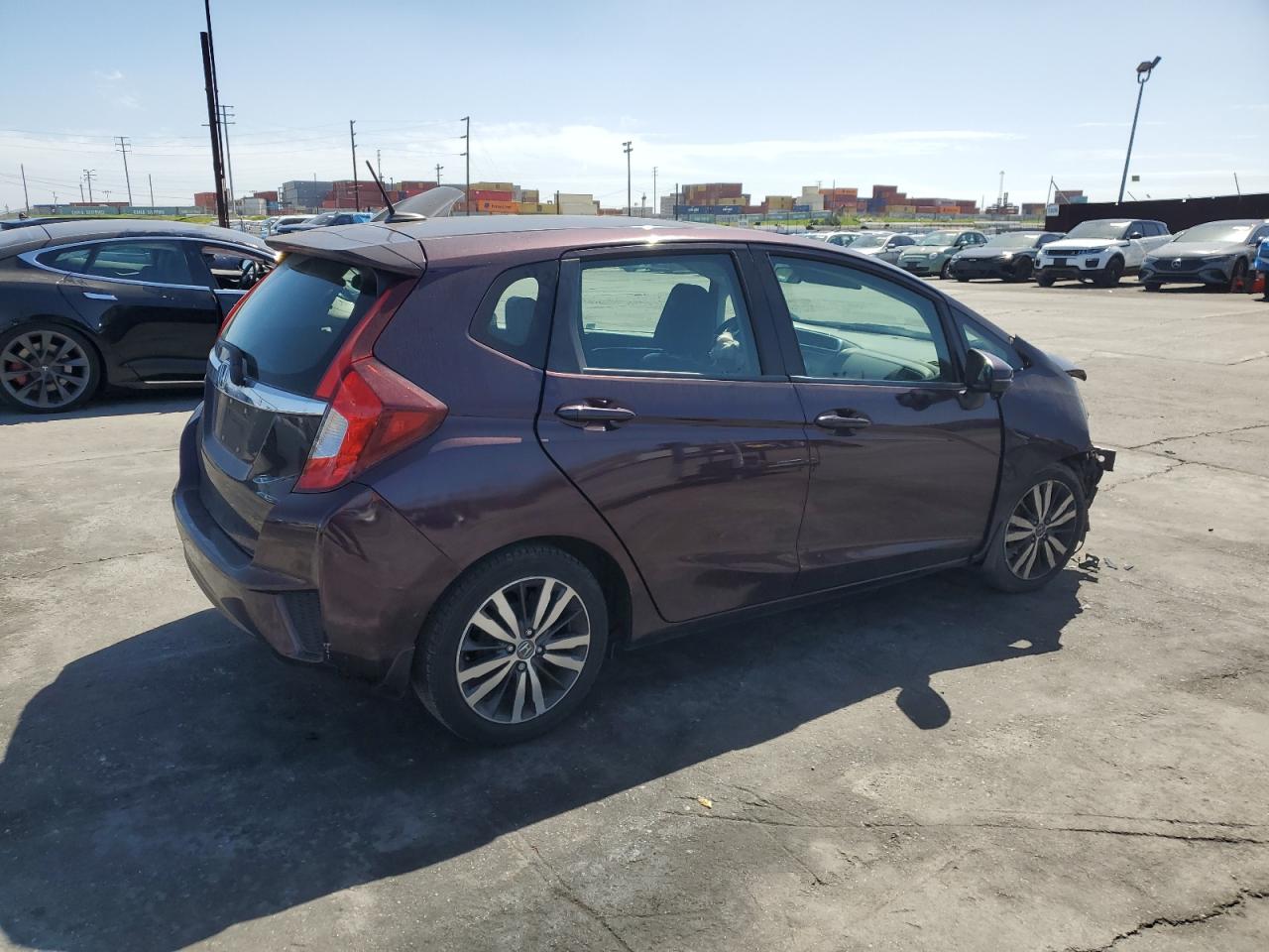 2015 Honda Fit VIN 3HGGK5H8XFM749136 Copart auction photo, front end damage thumbnail 3