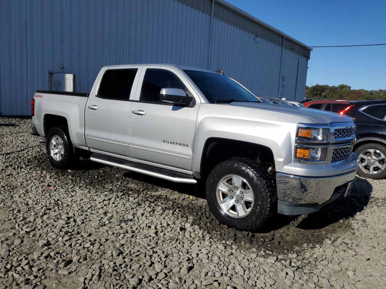 2015 Chevrolet Silverado VIN 3GCUKREH0FG290551 Copart auction photo, side damage thumbnail 4