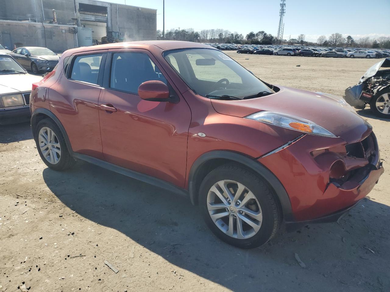 2011 Nissan Juke VIN JN8AF5MV2BT020830 Copart auction photo, front end / minor dent/scratches damage thumbnail 4