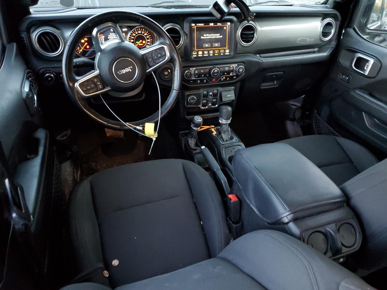 2020 Jeep Wrangler VIN 1C4HJXEN9LW219232 Copart auction photo, front end damage thumbnail 8