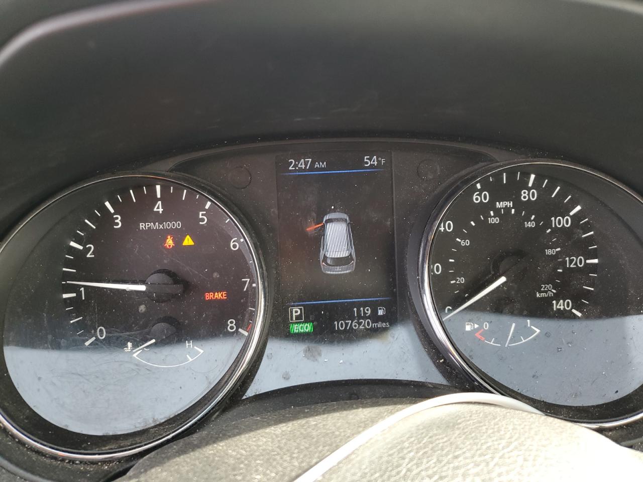 2019 Nissan Rogue VIN 5N1AT2MT3KC807881 Copart auction photo, front end / side damage thumbnail 9