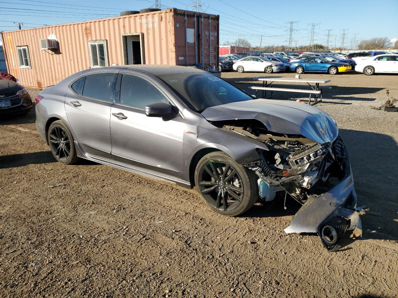 2019 Acura TLX VIN 19UUB1F60KA004710 Copart auction photo, front end damage thumbnail 4