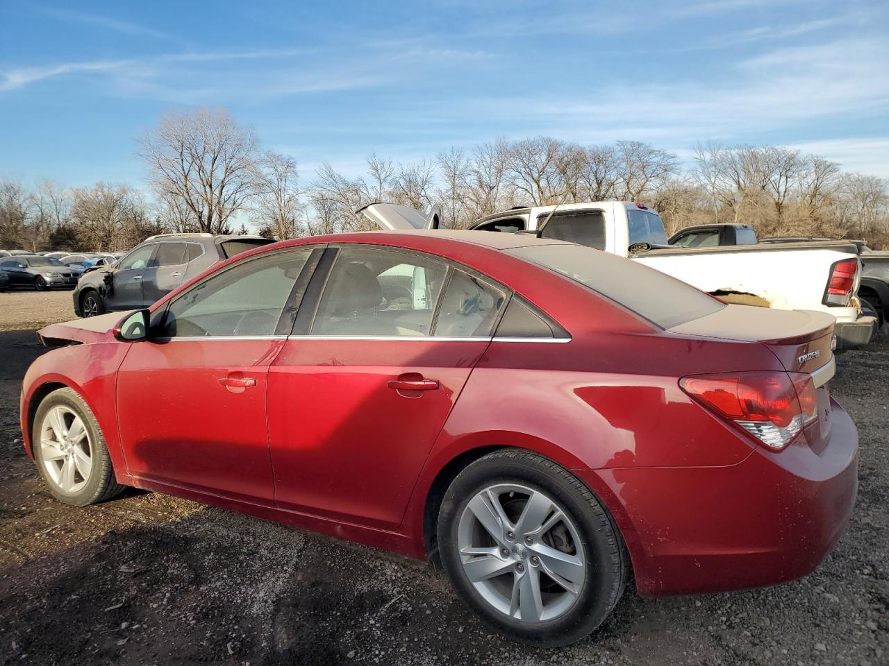 2014 Chevrolet Cruze VIN 1G1P75SZ5E7196883 Copart auction photo, front end damage thumbnail 2