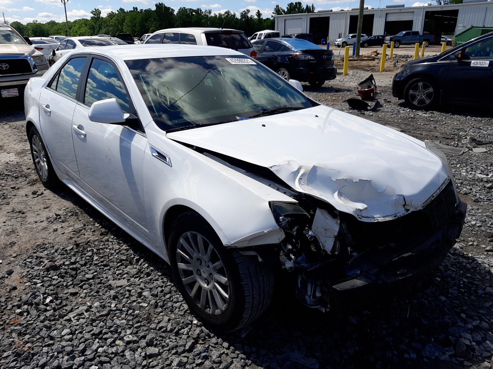 2012 Cadillac CTS VIN 1G6DE5E52C0148243