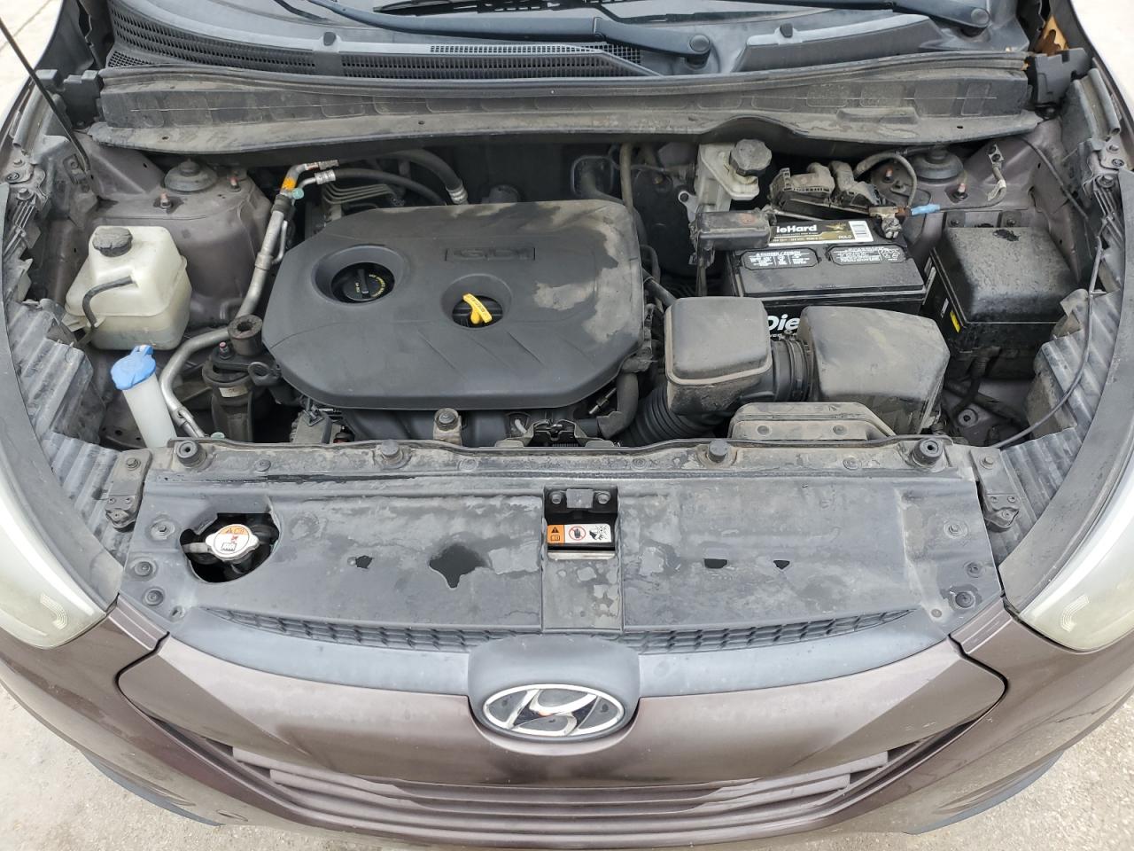 2014 Hyundai Tucson VIN KM8JT3AF3EU893955 Copart auction photo, side damage thumbnail 12