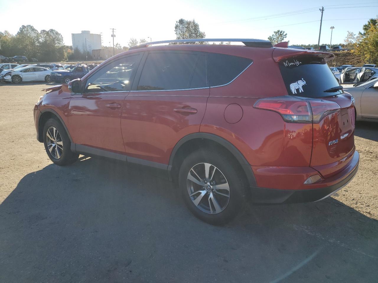 2017 Toyota RAV 4 VIN JTMWFREV6HJ116052 Copart auction photo, front end / side damage thumbnail 2