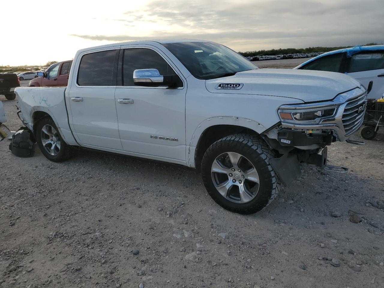 2020 RAM 1500 VIN 1C6SRFKT1LN326137 Copart auction photo, rear end / front end damage thumbnail 4