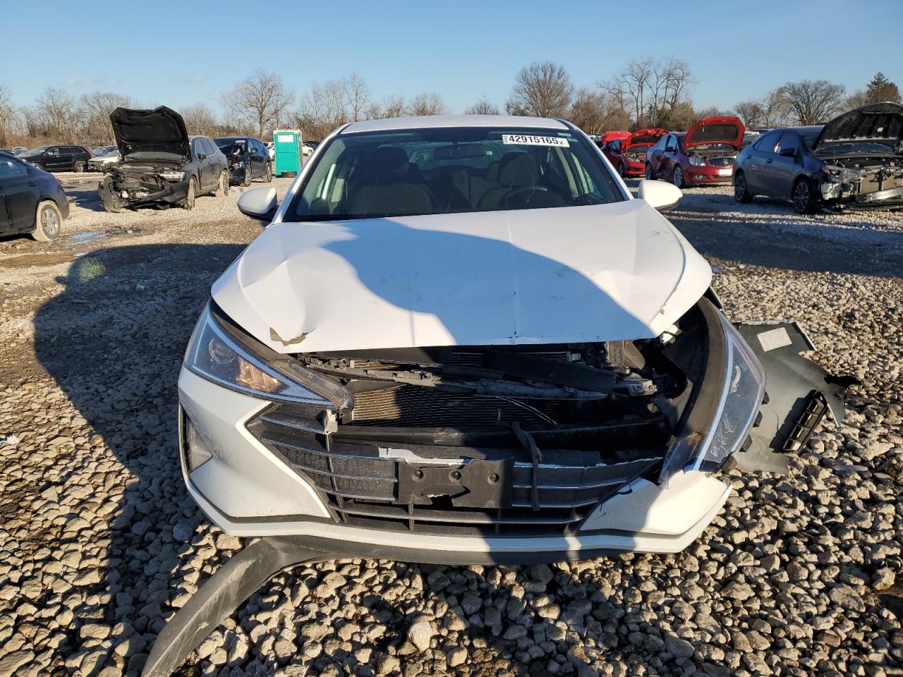 2019 Hyundai Elantra VIN 5NPD74LF2KH454776 Copart auction photo, front end damage thumbnail 5