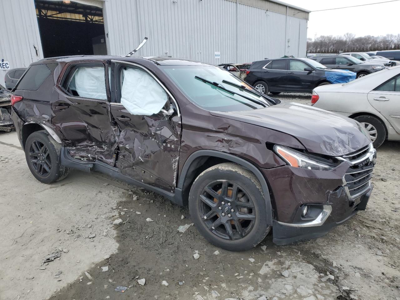 2020 Chevrolet Traverse VIN 1GNEVHKW6LJ105574 Copart auction photo, rollover damage thumbnail 4