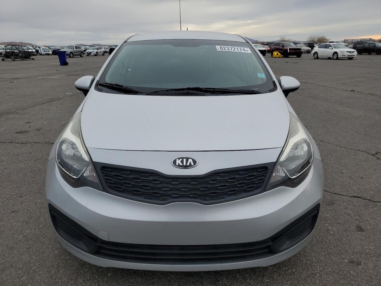 2015 KIA Rio VIN KNADM4A39F6520268 Copart auction photo, rear end damage thumbnail 5