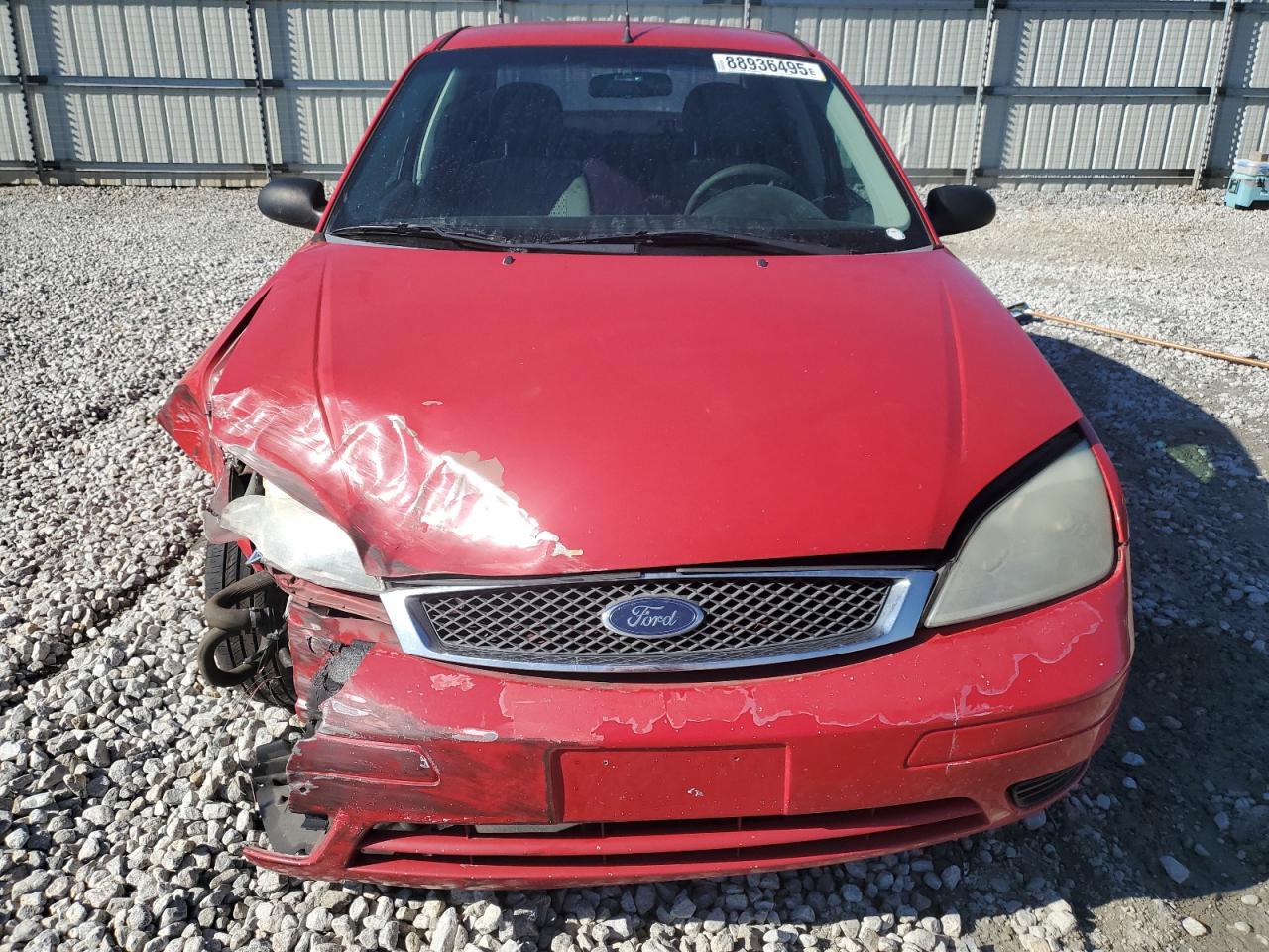 2007 Ford Focus VIN 1FAFP34N97W336921 Copart auction photo, front end damage thumbnail 5