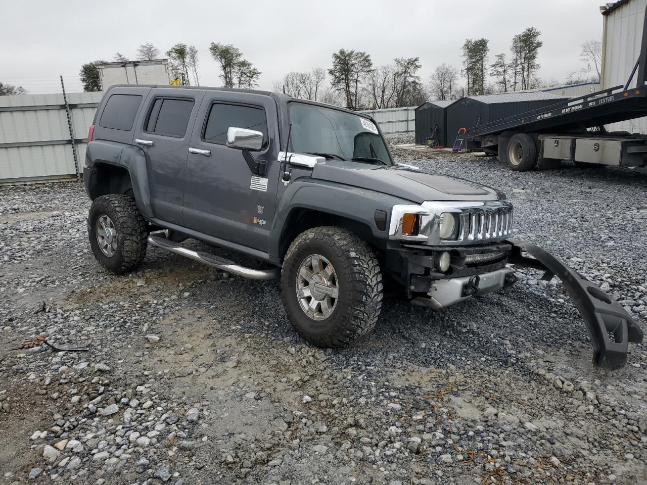 2008 Hummer H3 VIN 5GTEN13E188128872 Copart auction photo, front end damage thumbnail 4