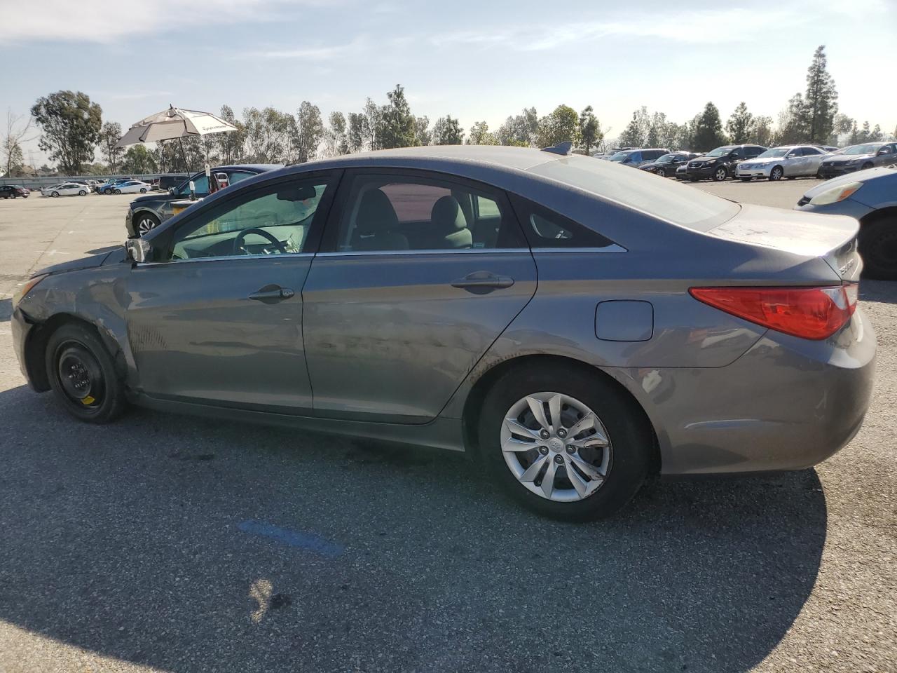 2012 Hyundai Sonata VIN 5NPEB4AC4CH329677 Copart auction photo, side / vandalism damage thumbnail 2