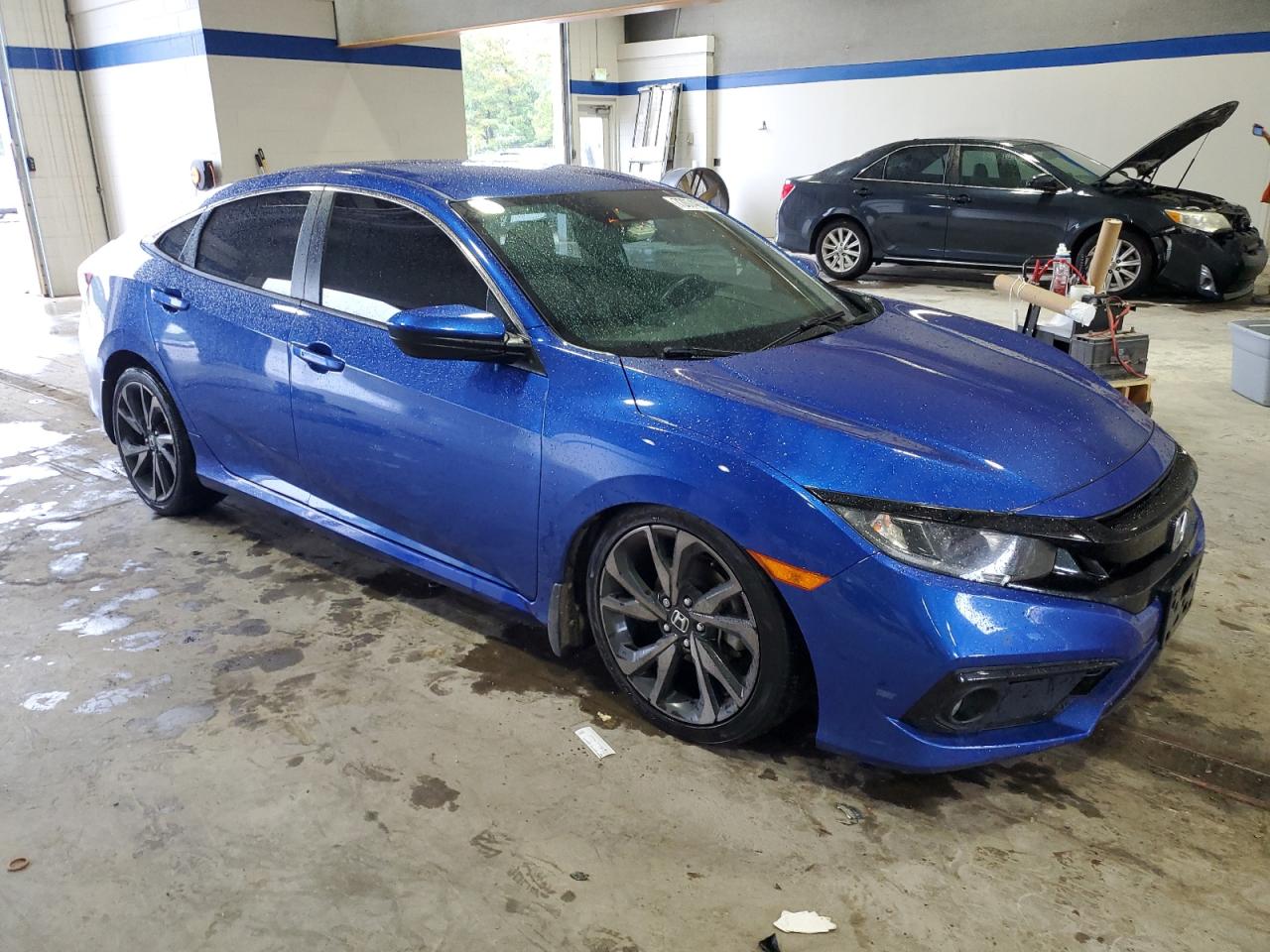 2021 Honda Civic VIN 2HGFC2F81MH510077 Copart auction photo, front end / undercarriage damage thumbnail 4
