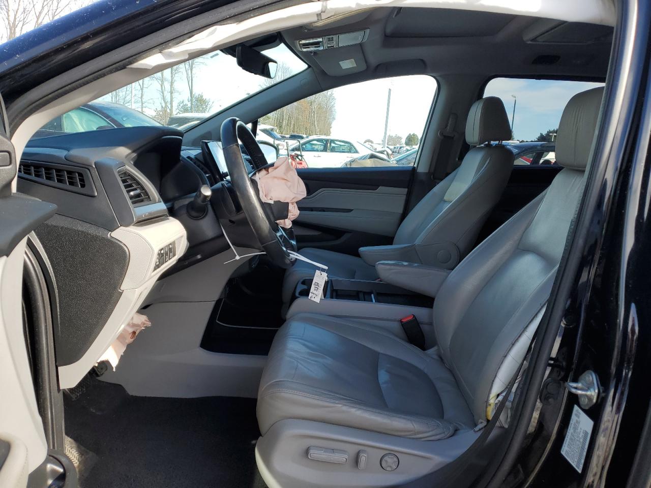 2019 Honda Odyssey VIN 5FNRL6H84KB077440 Copart auction photo, all over damage thumbnail 7