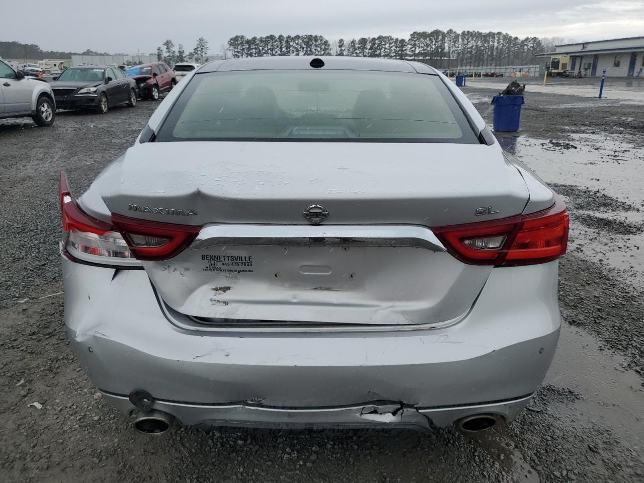 2018 Nissan Maxima VIN 1N4AA6AP2JC388337 Copart auction photo, front end / rear end damage thumbnail 6