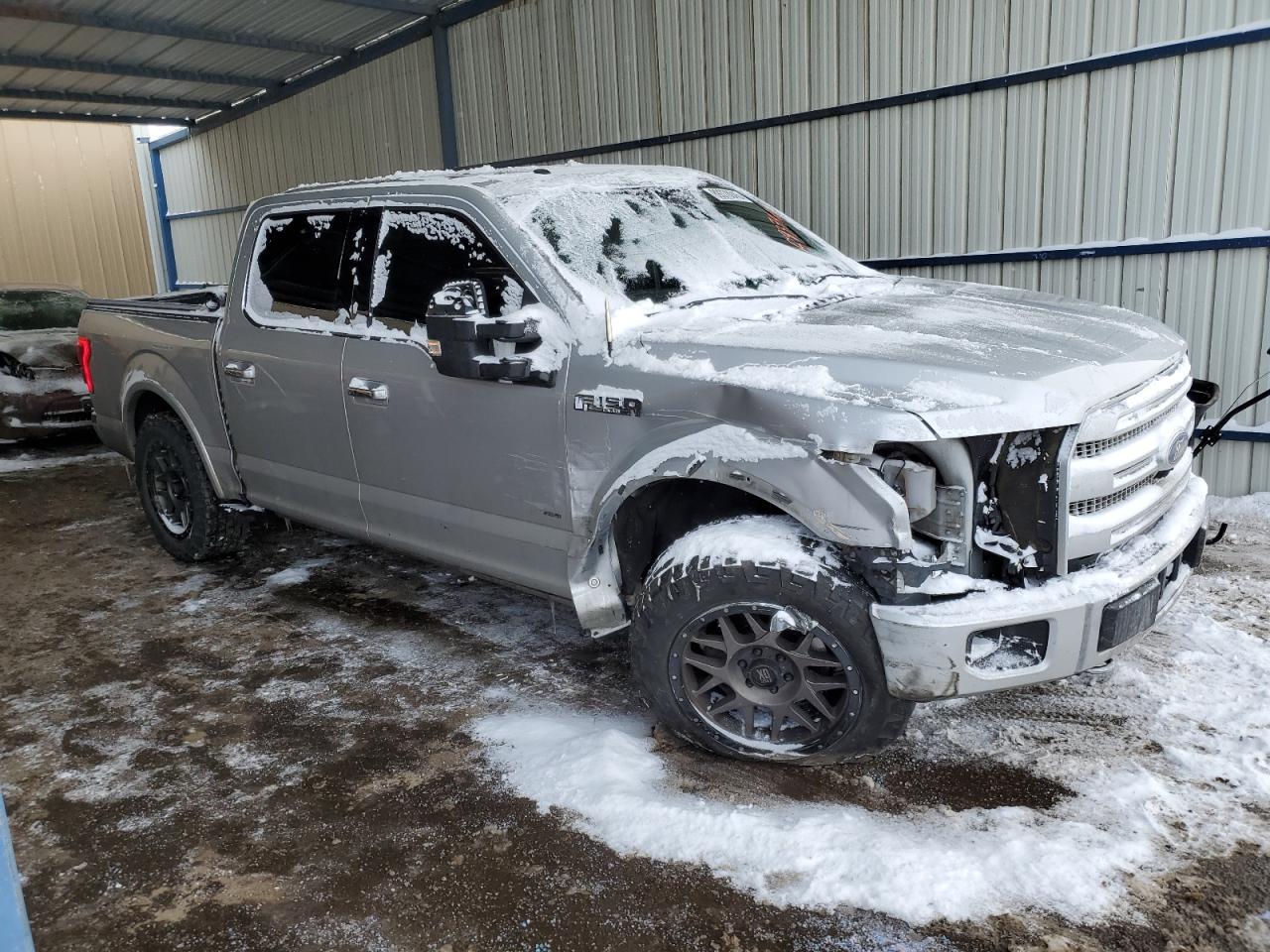 2016 Ford F-150 VIN 1FTEW1EG6GFB54087 Copart auction photo, front end / side damage thumbnail 4