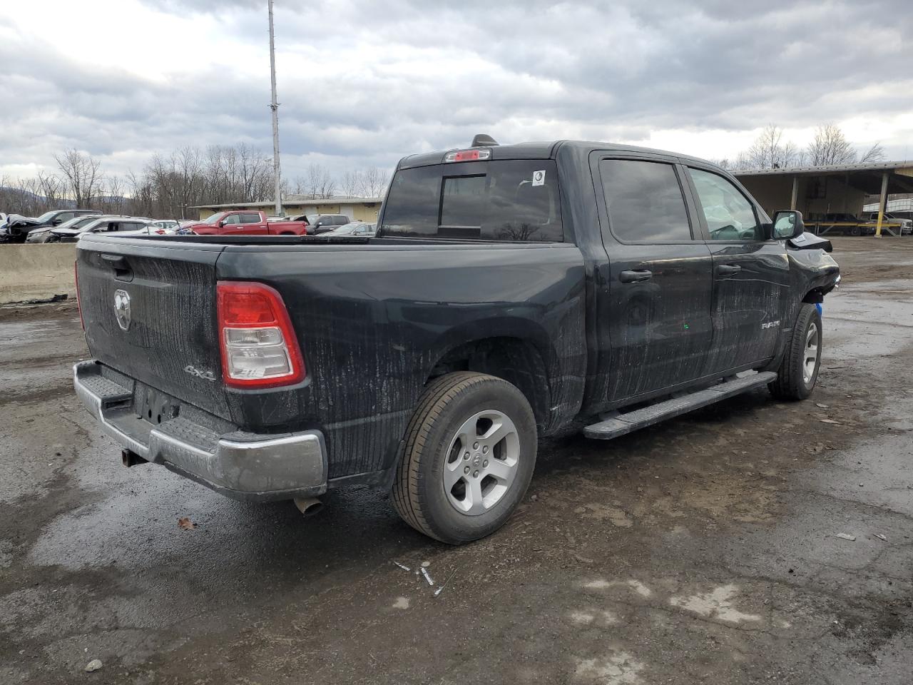 2019 RAM 1500 VIN 1C6SRFGT2KN658997 Copart auction photo, front end / rear end damage thumbnail 3