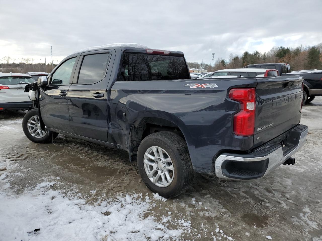 2022 Chevrolet Silverado VIN 1GCPDKEK0NZ556062 Copart auction photo, front end damage thumbnail 2