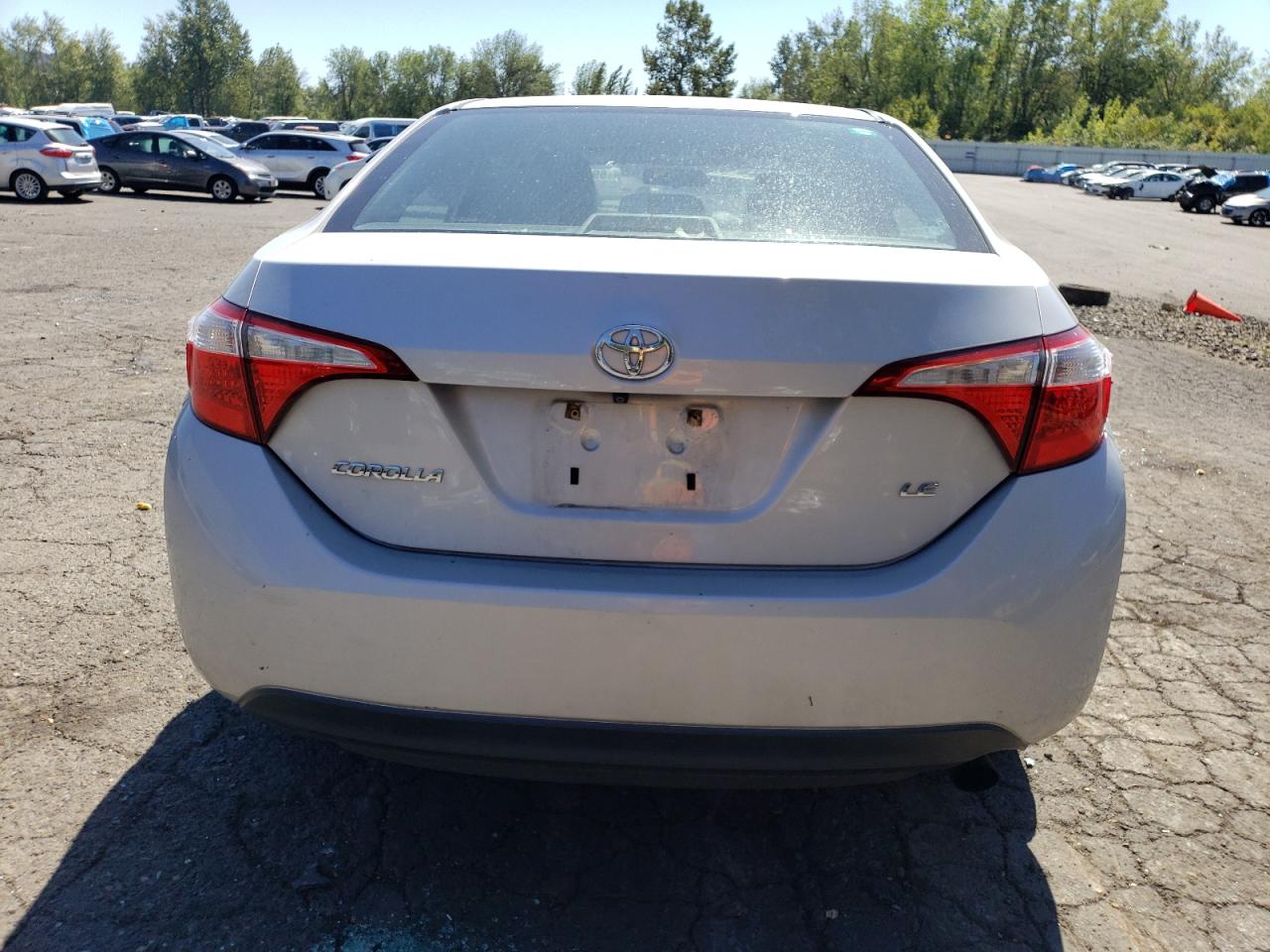 2014 Toyota Corolla VIN 2T1BURHE8EC066648 Copart auction photo, front end / side damage thumbnail 6