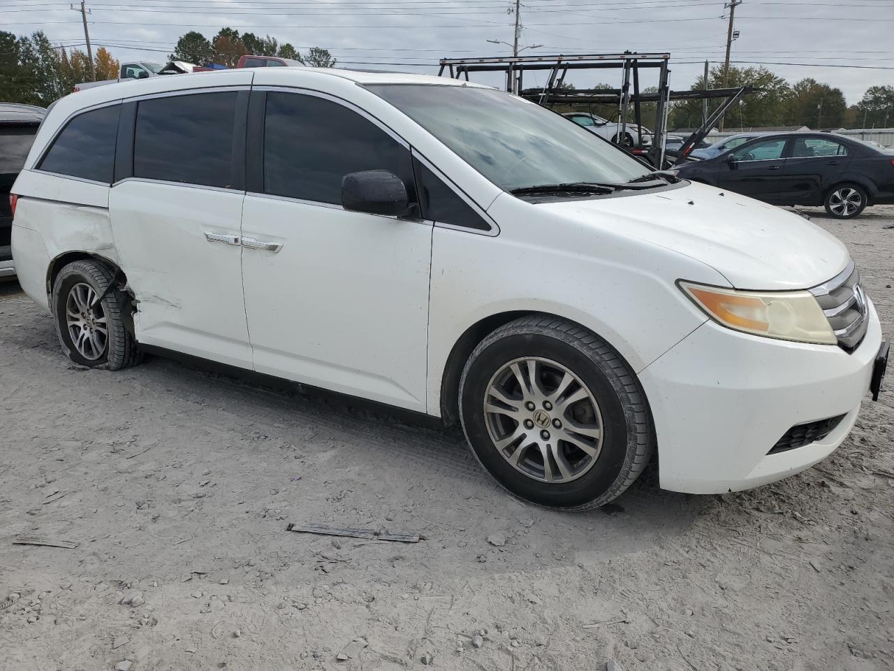 2012 Honda Odyssey VIN 5FNRL5H68CB048386 Copart auction photo, side damage thumbnail 4