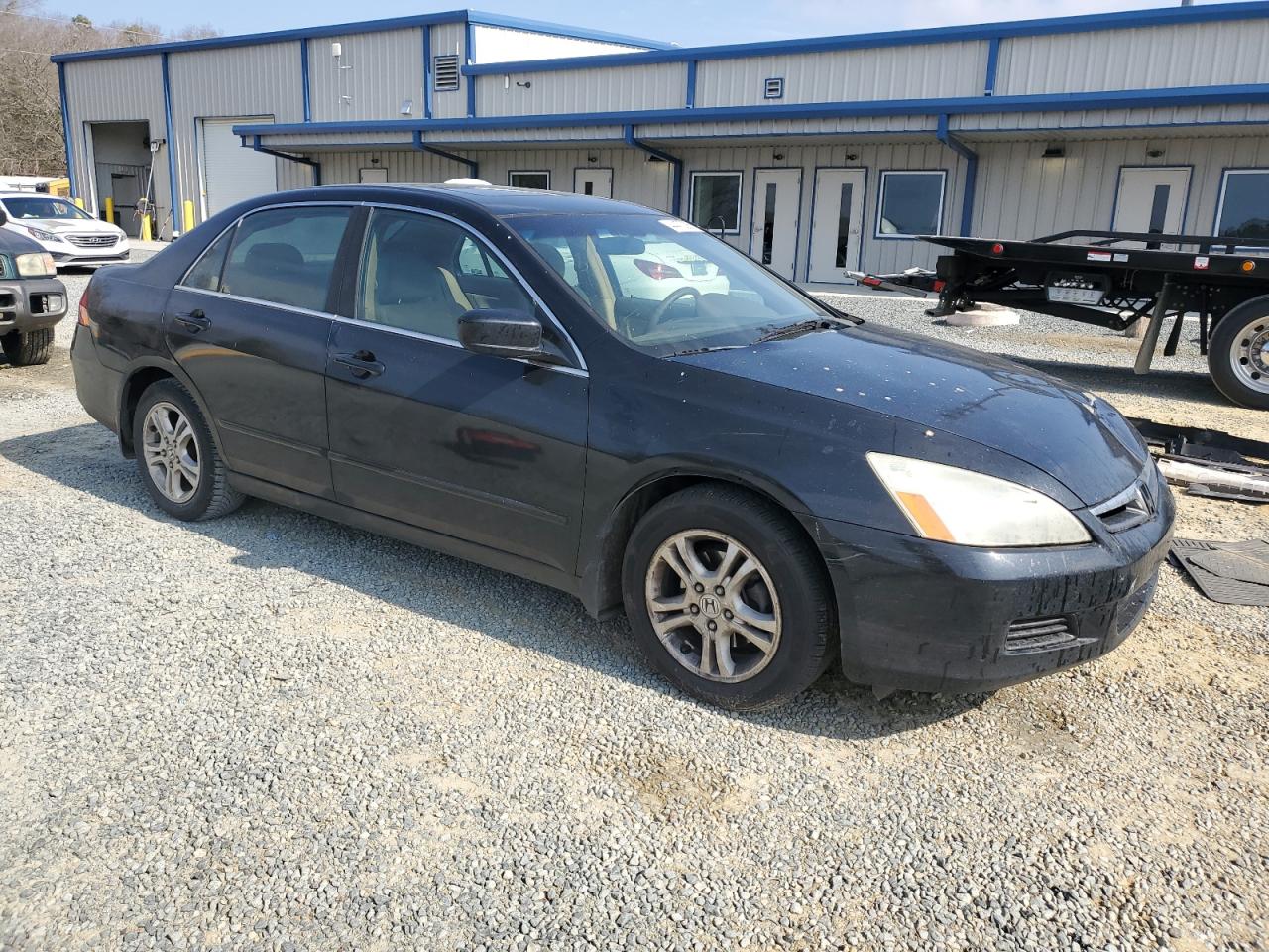 2006 Honda Accord VIN 1HGCM56726A138288 Copart auction photo, front end / side damage thumbnail 4