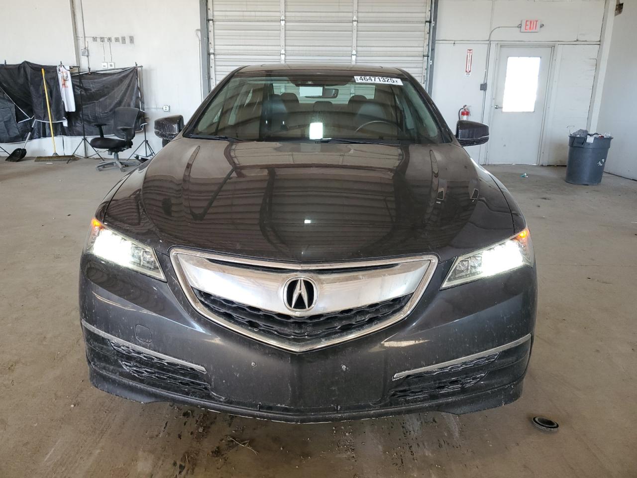 2016 Acura TLX VIN 19UUB1F55GA010128 Copart auction photo, side / front end damage thumbnail 5
