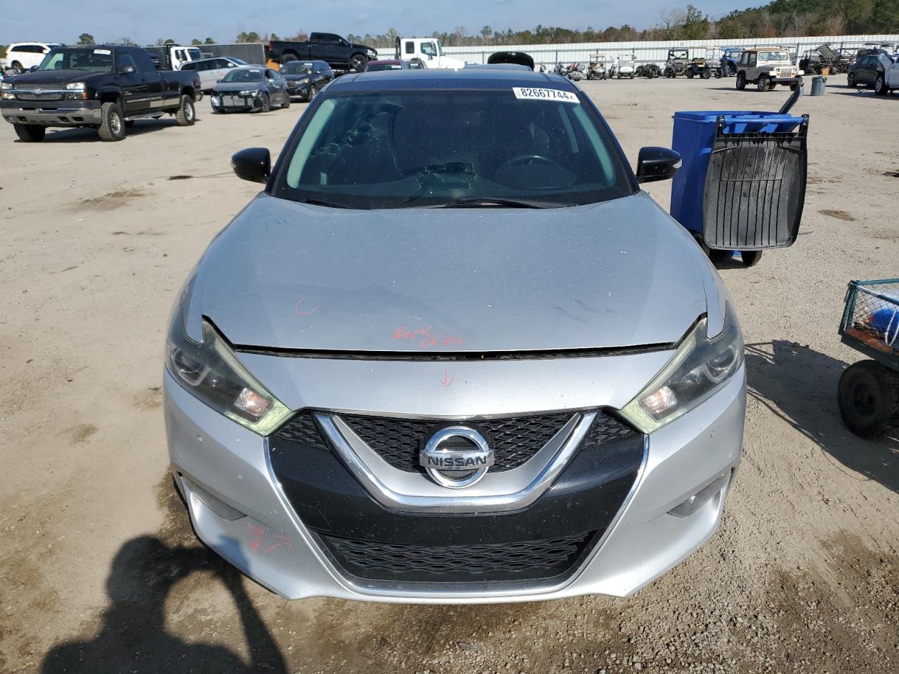 2017 Nissan Maxima VIN 1N4AA6AP1HC410287 Copart auction photo, rear end damage thumbnail 5