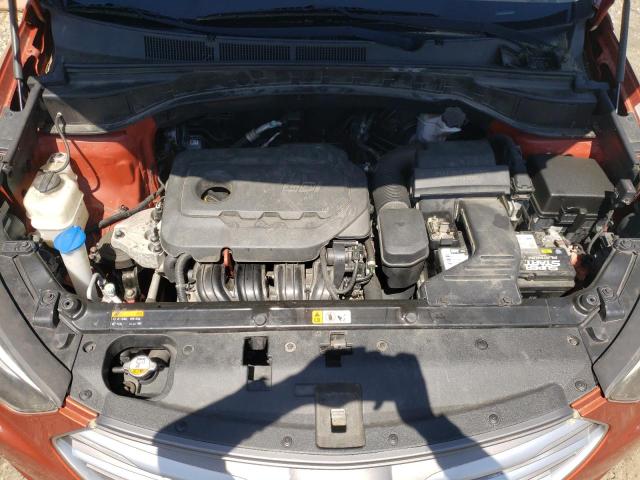 2017 Hyundai Santa Fe VIN 5XYZTDLBXHG438999 Copart auction photo, minor dent/scratches damage thumbnail 12