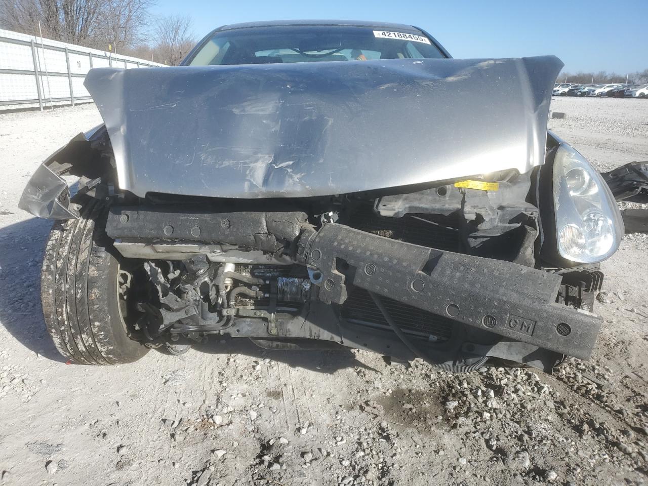 2006 Infiniti G VIN JNKCV54E56M713574 Copart auction photo, front end / side damage thumbnail 5