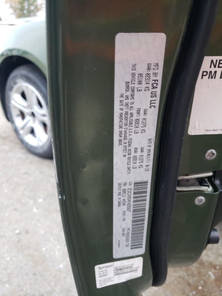 2019 Dodge Charger VIN 2C3CDXBGXKH695627 Copart auction photo, rear end damage thumbnail 13
