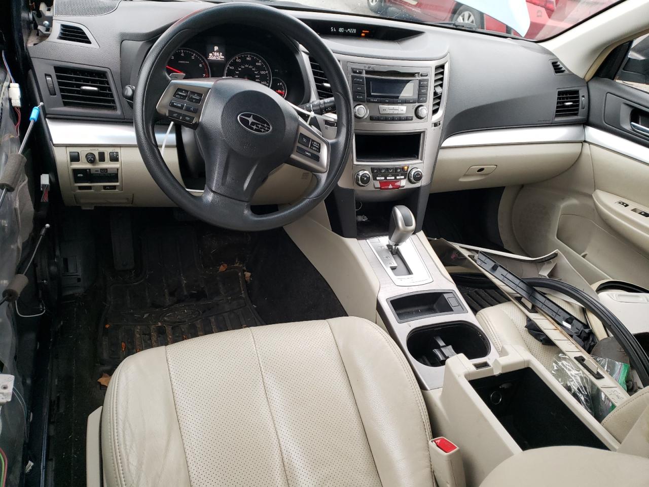2014 Subaru Outback VIN 4S4BRBACXE3292938 Copart auction photo, burn / front end damage thumbnail 8