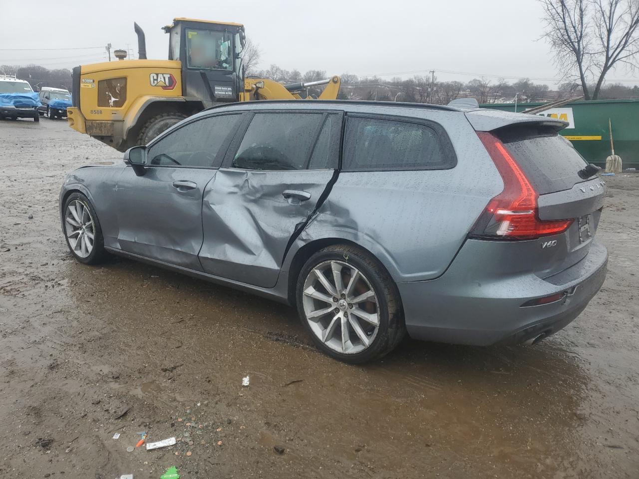 2020 Volvo V60 VIN YV1102EK1L1388794 Copart auction photo, side / front end damage thumbnail 2