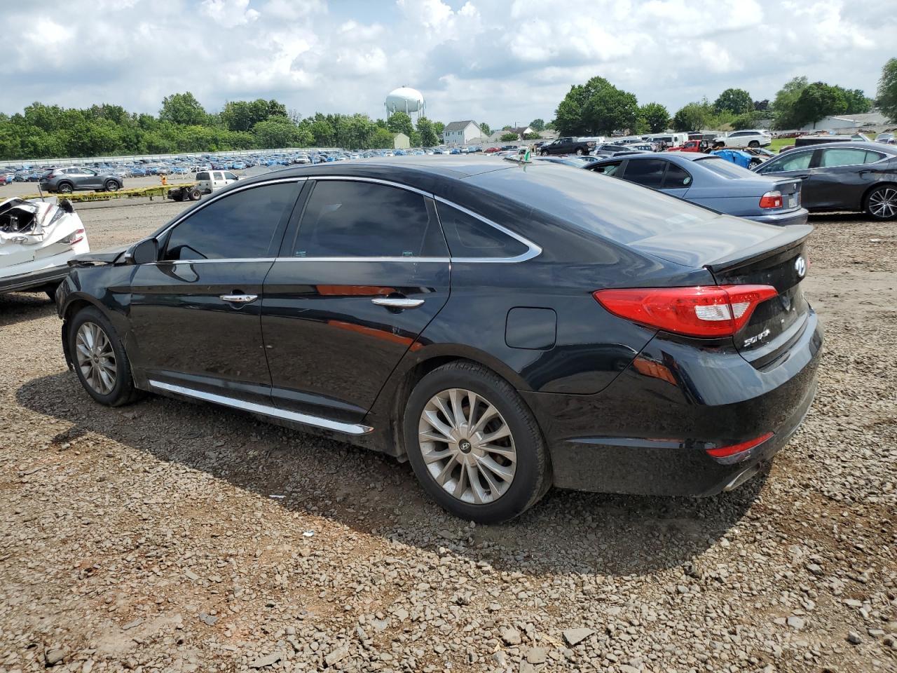 2015 Hyundai Sonata VIN 5NPE34AF8FH095152 Copart auction photo, front end damage thumbnail 2