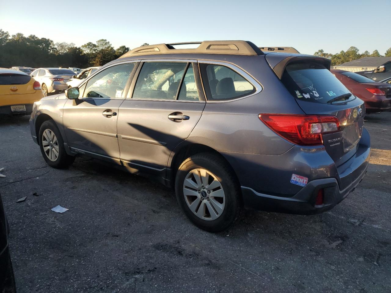 2018 Subaru Outback VIN 4S4BSAAC2J3276533 Copart auction photo, top/roof / front end damage thumbnail 2