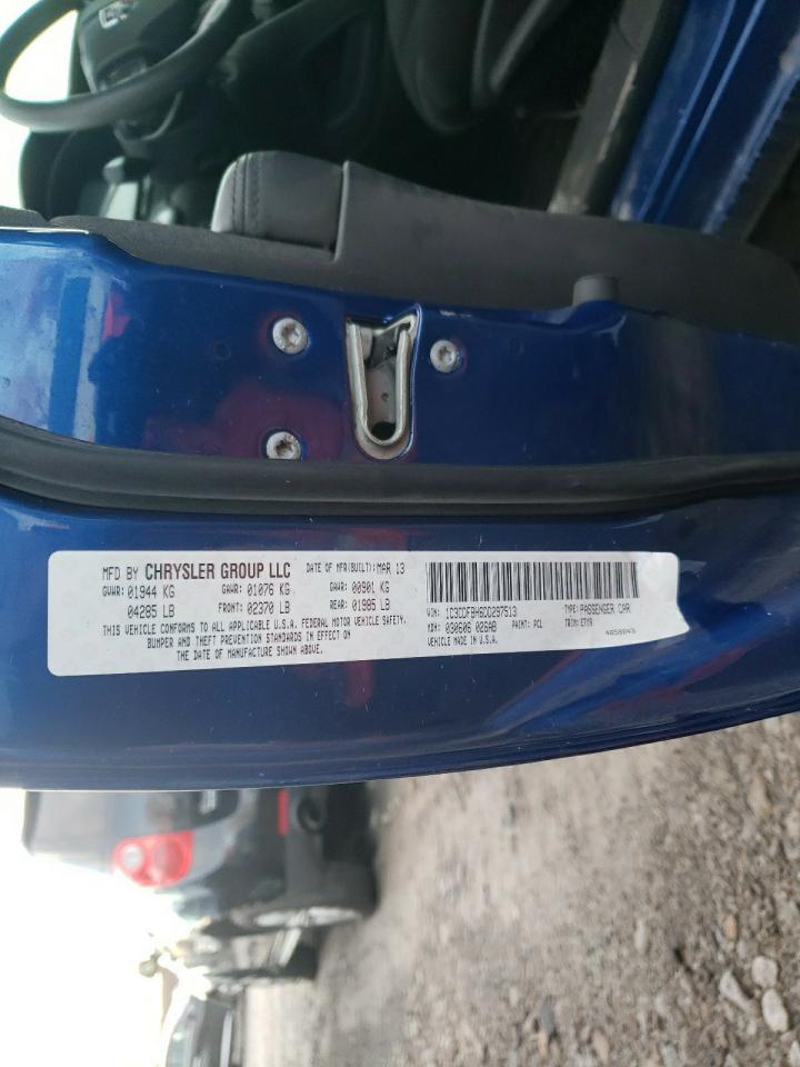 2013 Dodge Dart VIN 1C3CDFBH6DD297513 Copart auction photo, front end damage thumbnail 14