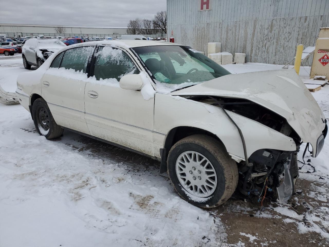2002 Buick Park Avenue VIN 1G4CW54K924189081 Copart auction photo, front end / side damage thumbnail 4