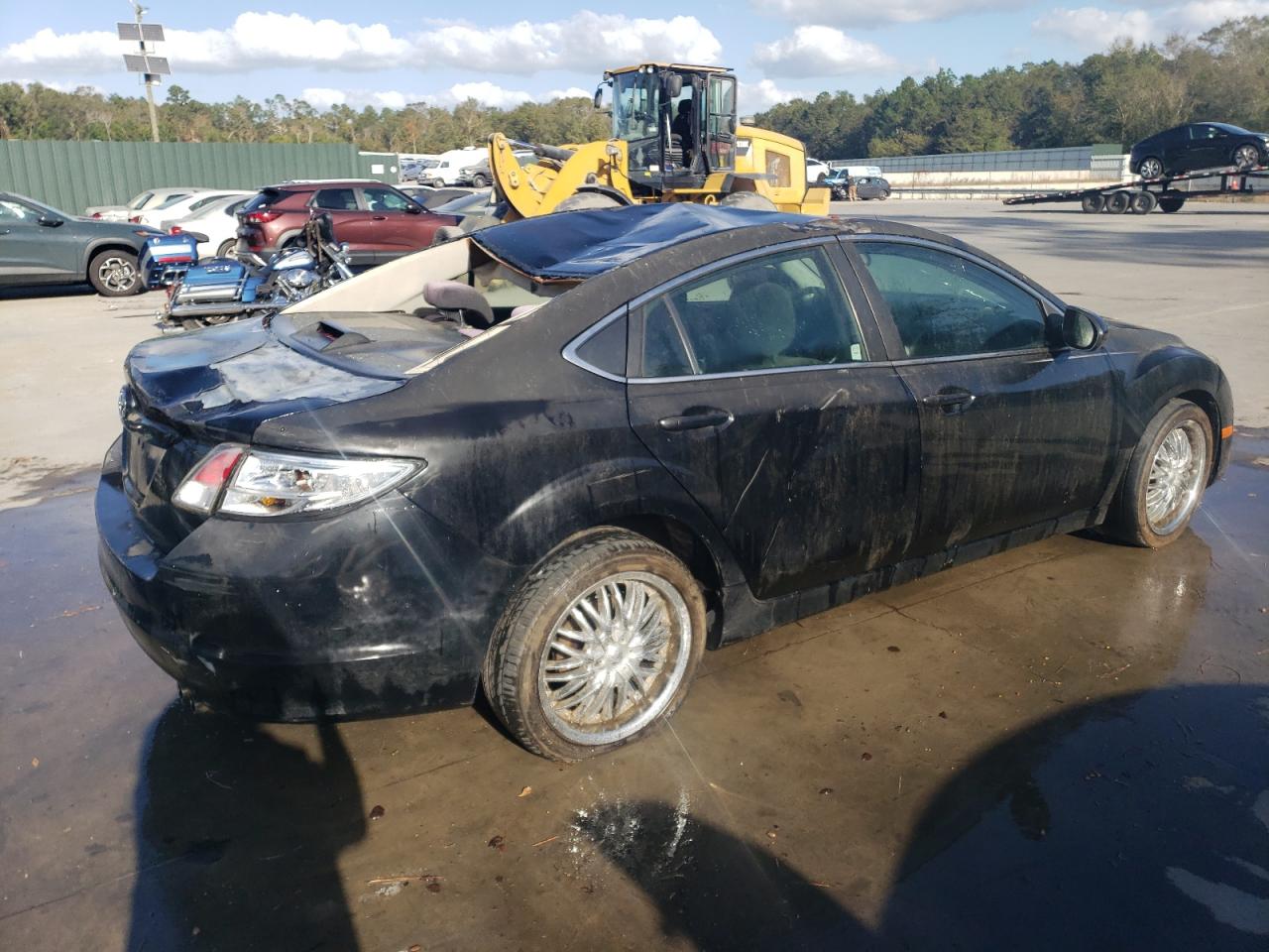 2009 Mazda 6 VIN 1YVHP81H195M46458 Copart auction photo, top/roof / side damage thumbnail 3