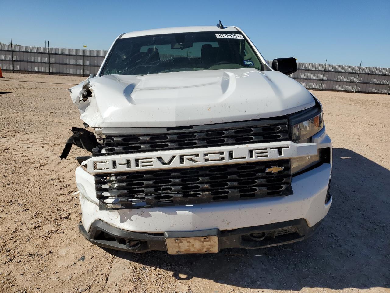 2021 Chevrolet Silverado VIN 1GCPWBEH1MZ157271 Copart auction photo, front end damage thumbnail 5