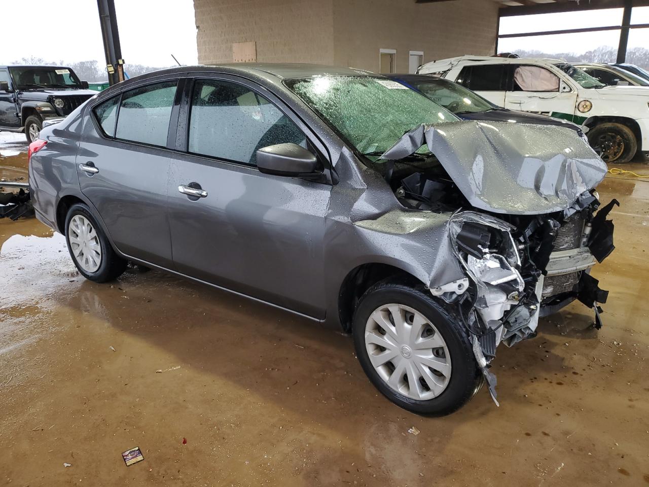 2019 Nissan Versa VIN 3N1CN7AP9KL842976 Copart auction photo, front end damage thumbnail 4