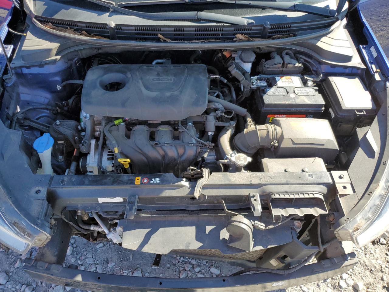 2019 KIA Rio VIN 3KPA24AB9KE249428 Copart auction photo, front end / side damage thumbnail 11