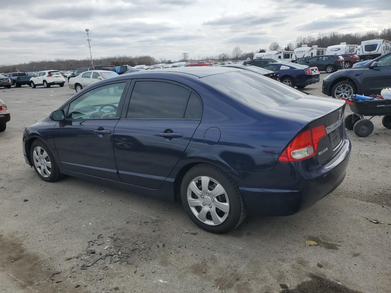 2011 Honda Civic VIN 2HGFA1F52BH517221 Copart auction photo, side damage thumbnail 2