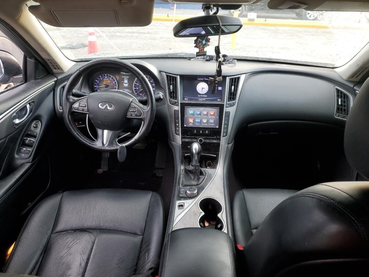 2017 Infiniti Q50 VIN JN1CV7AP8HM641794 Copart auction photo, all over damage thumbnail 8