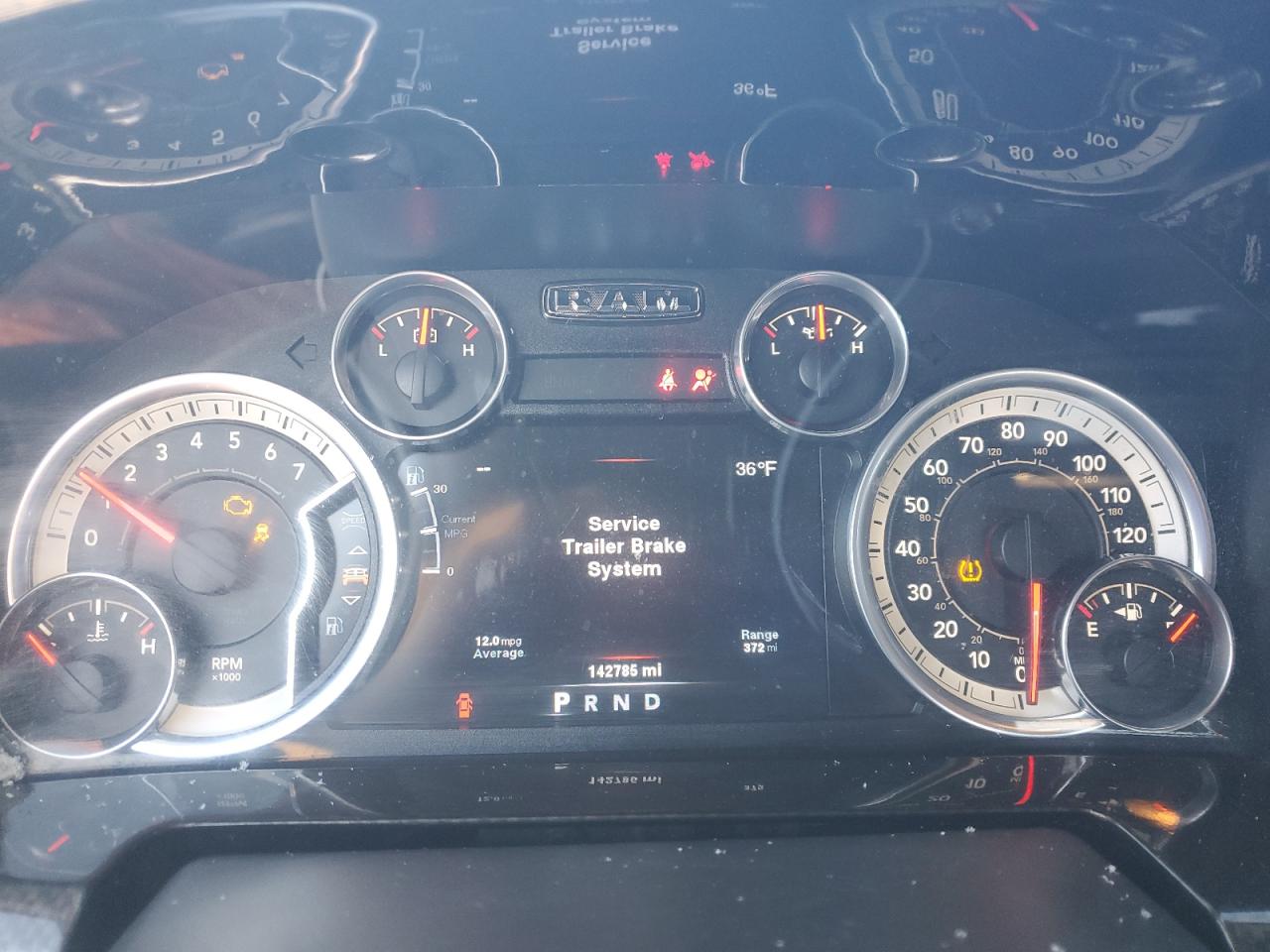 2014 RAM 1500 VIN 1C6RR7TT1ES437813 Copart auction photo, side / front end damage thumbnail 9