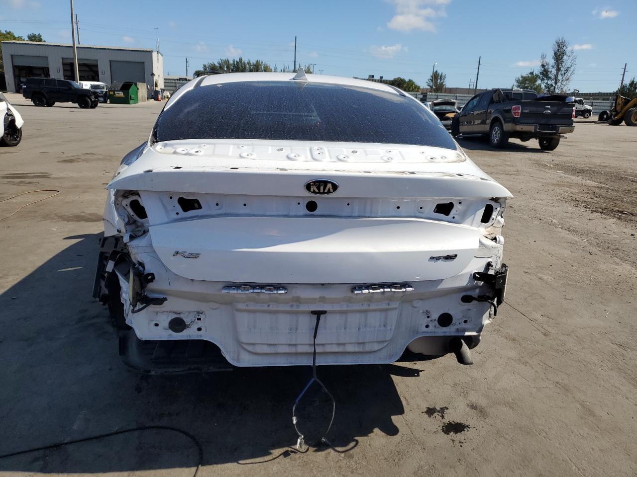 2021 KIA K5 VIN 5XXG64J22MG057843 Copart auction photo, rear end / side damage thumbnail 6