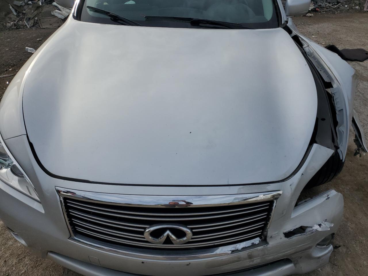 2013 Infiniti M VIN JN1BY1AR3DM602865 Copart auction photo, front end damage thumbnail 12